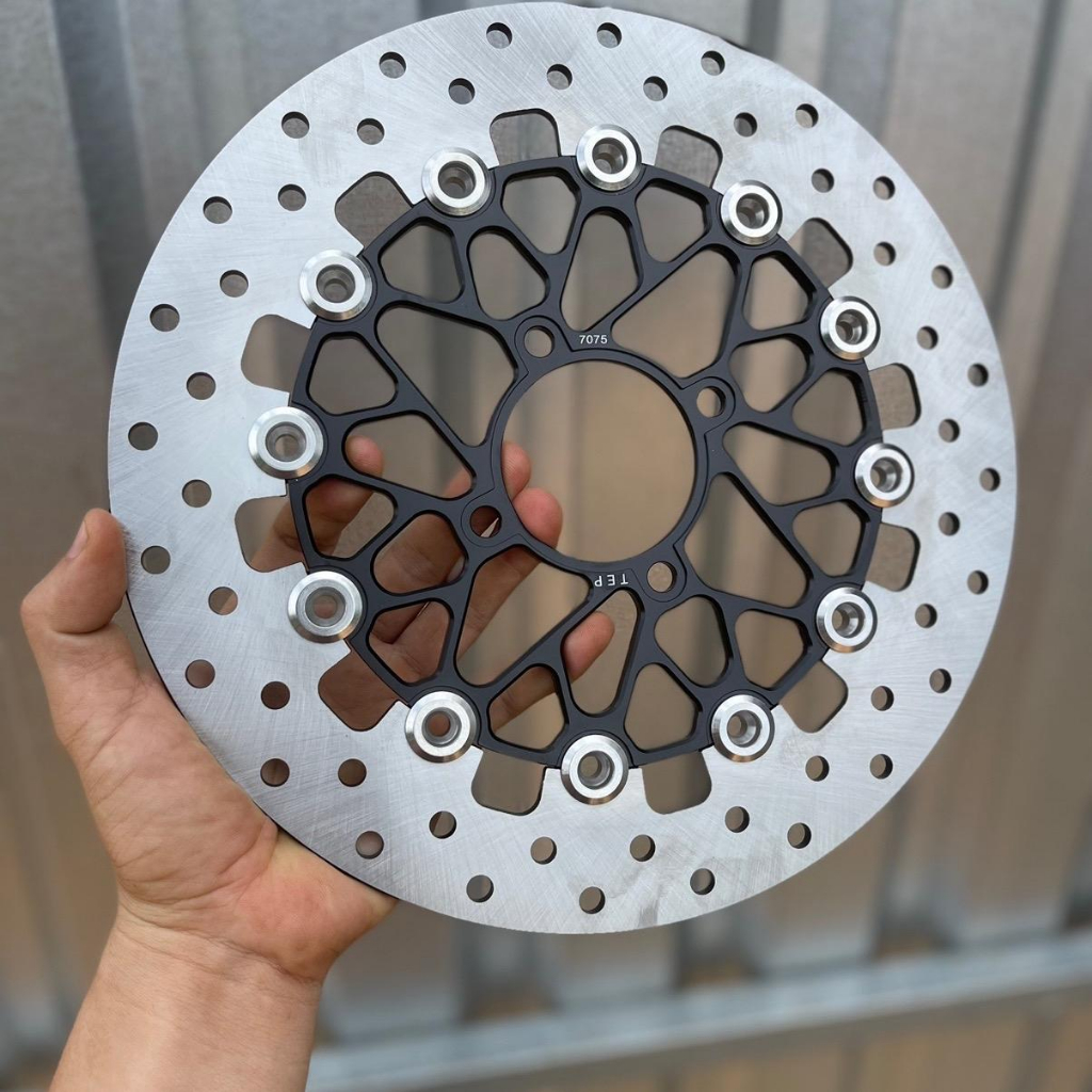 Đĩa trước 4 lỗ 267mm lòng nhôm 7075