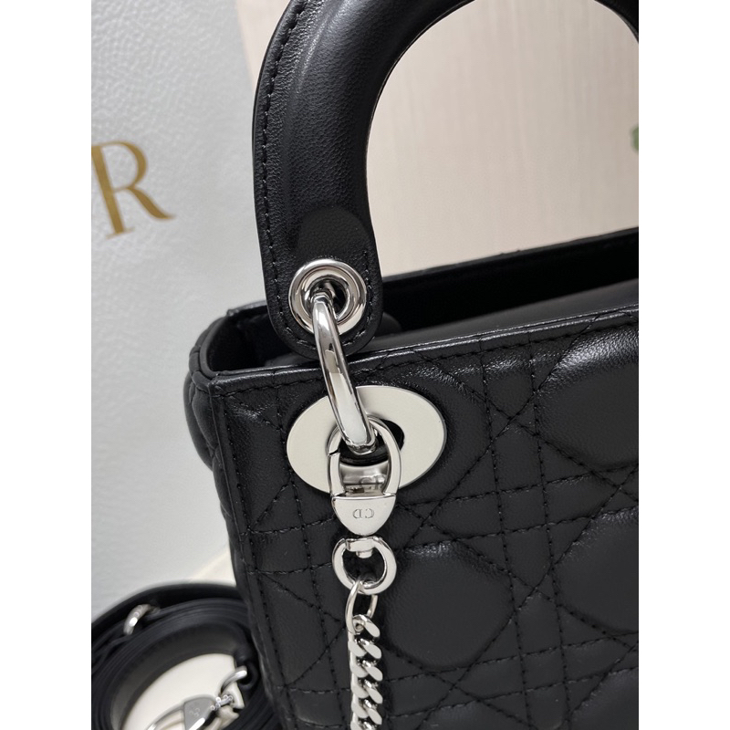 TÚI D.IOR LADY SIZE MINI 17CM HÀNG DA LAMSKIN