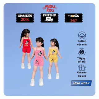 Set 2 dây phá cách chất Cotton cao cấp MiDuKid