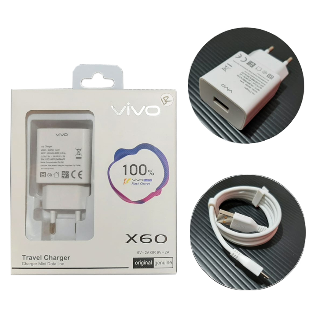 Bộ sạc Vivo X60 Flash Charge 44w sạc nhanh dành cho vivo cáp type C và các dòng điện thoại androi
