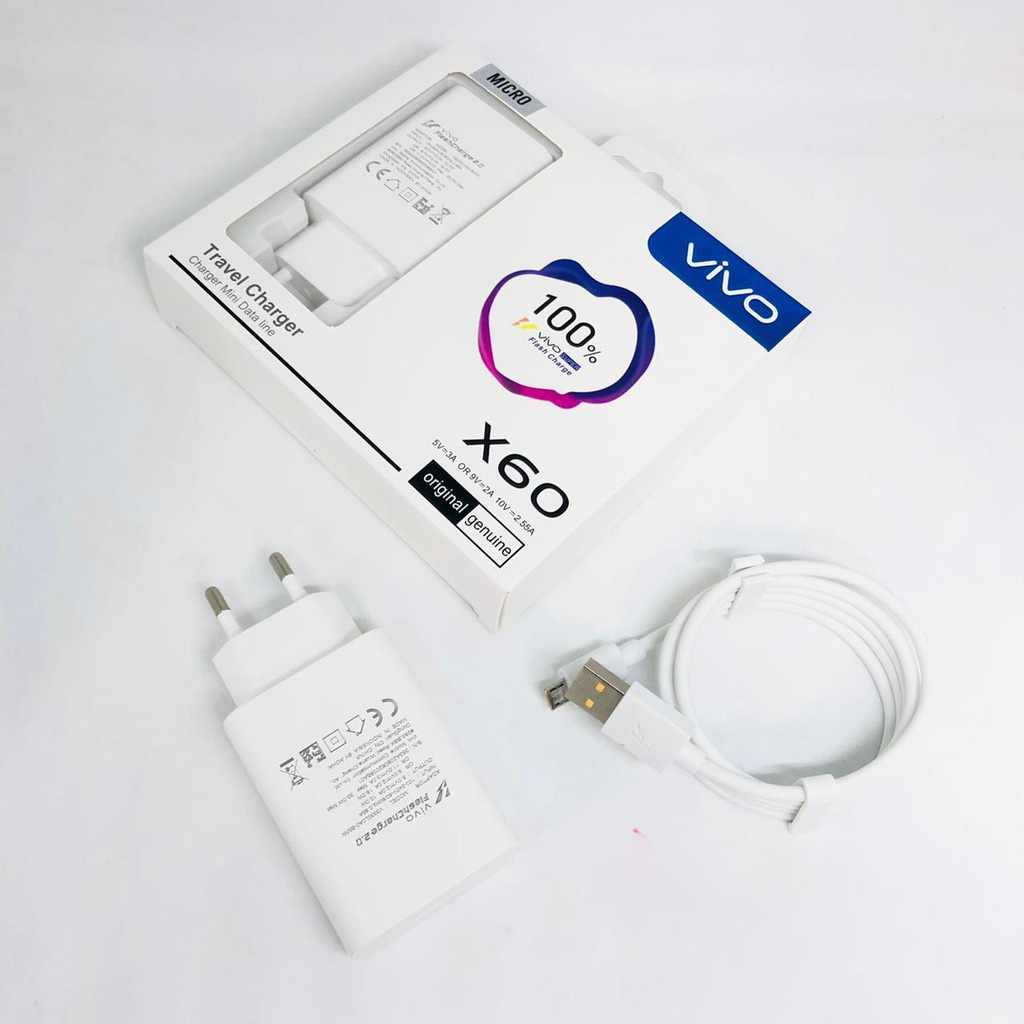 Bộ sạc Vivo X60 Flash Charge 44w sạc nhanh dành cho vivo cáp type C và các dòng điện thoại androi