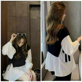 Áo bầu công sở kiểu thời trang