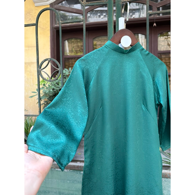 Áo dài Sen Hồng dáng xuông