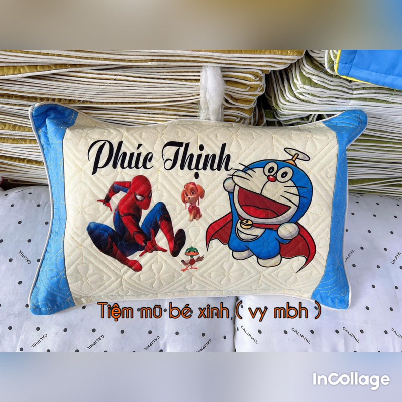 Gối in theo yêu cầu cho bé mầm non