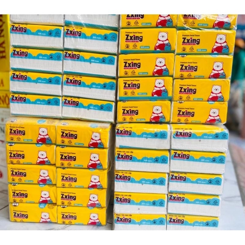 Giấy ăn zxing Cherry 280 tờ 2 lớp