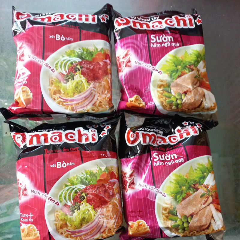 Combo 5 gói Mì tôm omachi