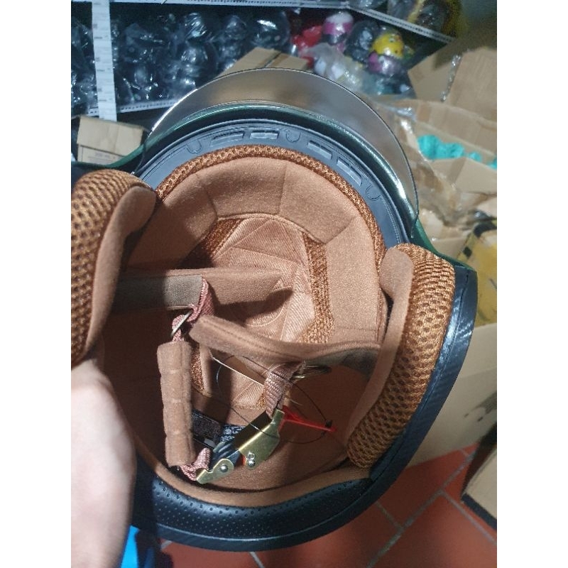 Mũ bảo hiểm Royal kính âm M139 chính hãng - Nón bảo hiểm Kính âm royal139 màu xanh lính