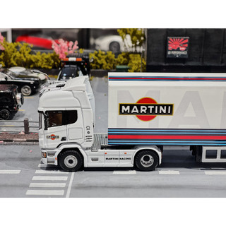 XE MÔ HÌNH SCANIA MARTINI,TỶ LỆ 1/64 MODERNART