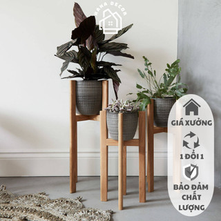 Kệ/Đôn Gỗ Đặt Chậu Hoa CAO CẤP - Chân Gỗ Đặt Chậu Cây CCG02-C
