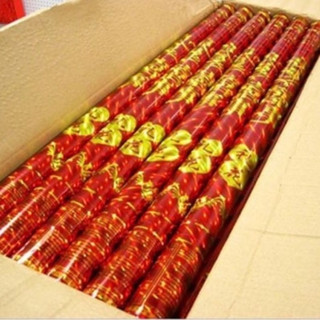 Pháo giấy kim tuyến dài 80cm lốc 6 cây