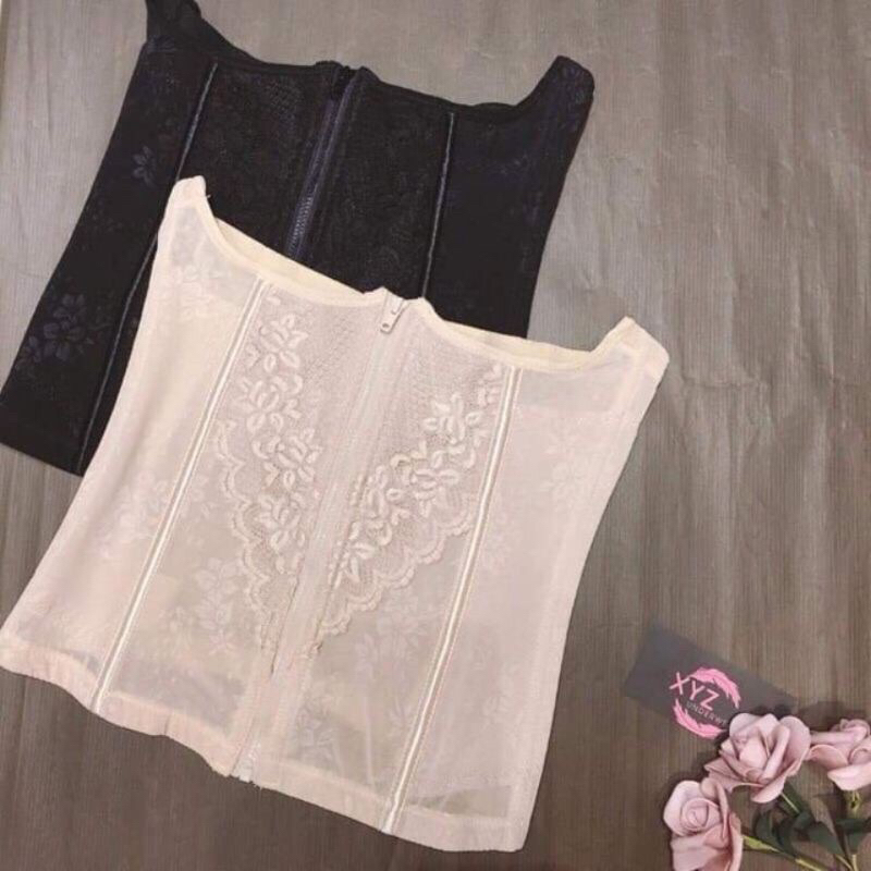 Gen nịt bụng định hình kéo khoá móc cài tạo vòng eo kiến