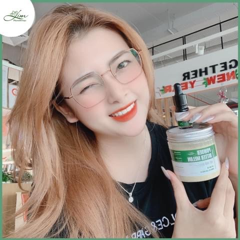 Bột Khổ Qua Lim_ Mờ thâm nám, làm sáng da mặt