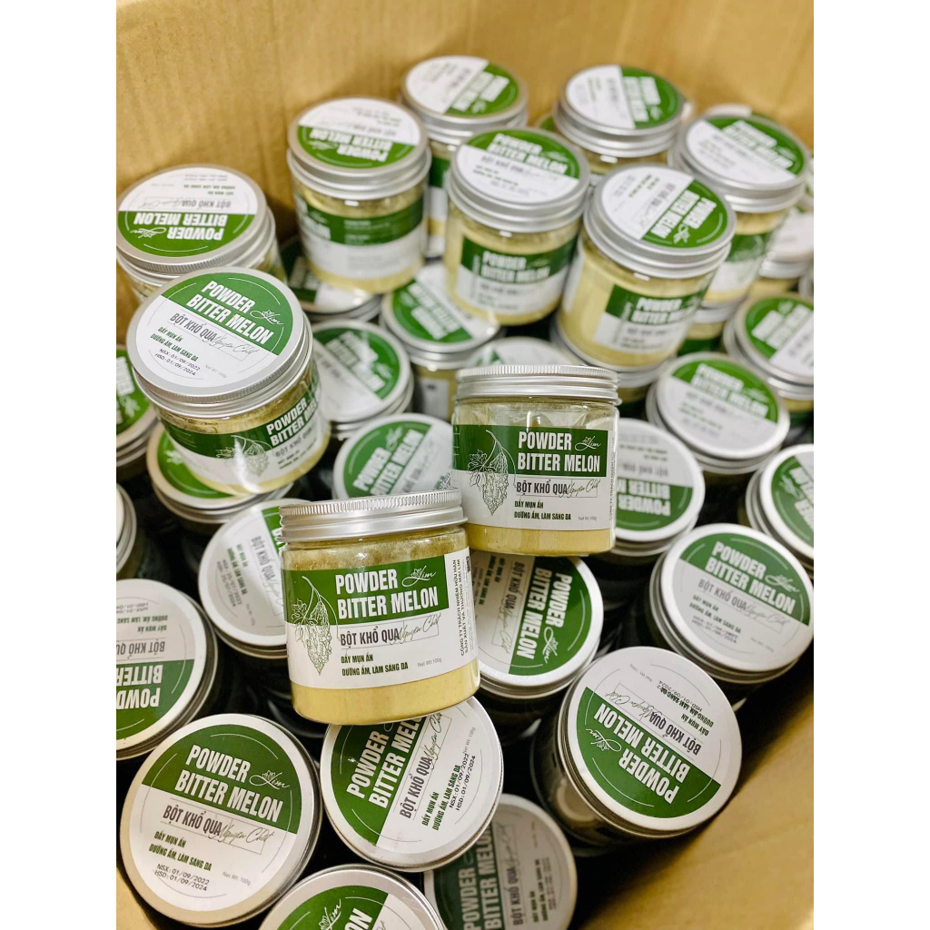 Bột Khổ Qua Lim_ Mờ thâm nám, làm sáng da mặt