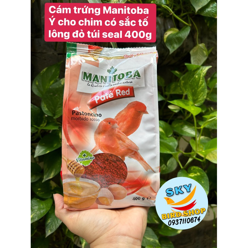 Cám trứng Manitoba Ý dành cho chim yến hót túi 400gr