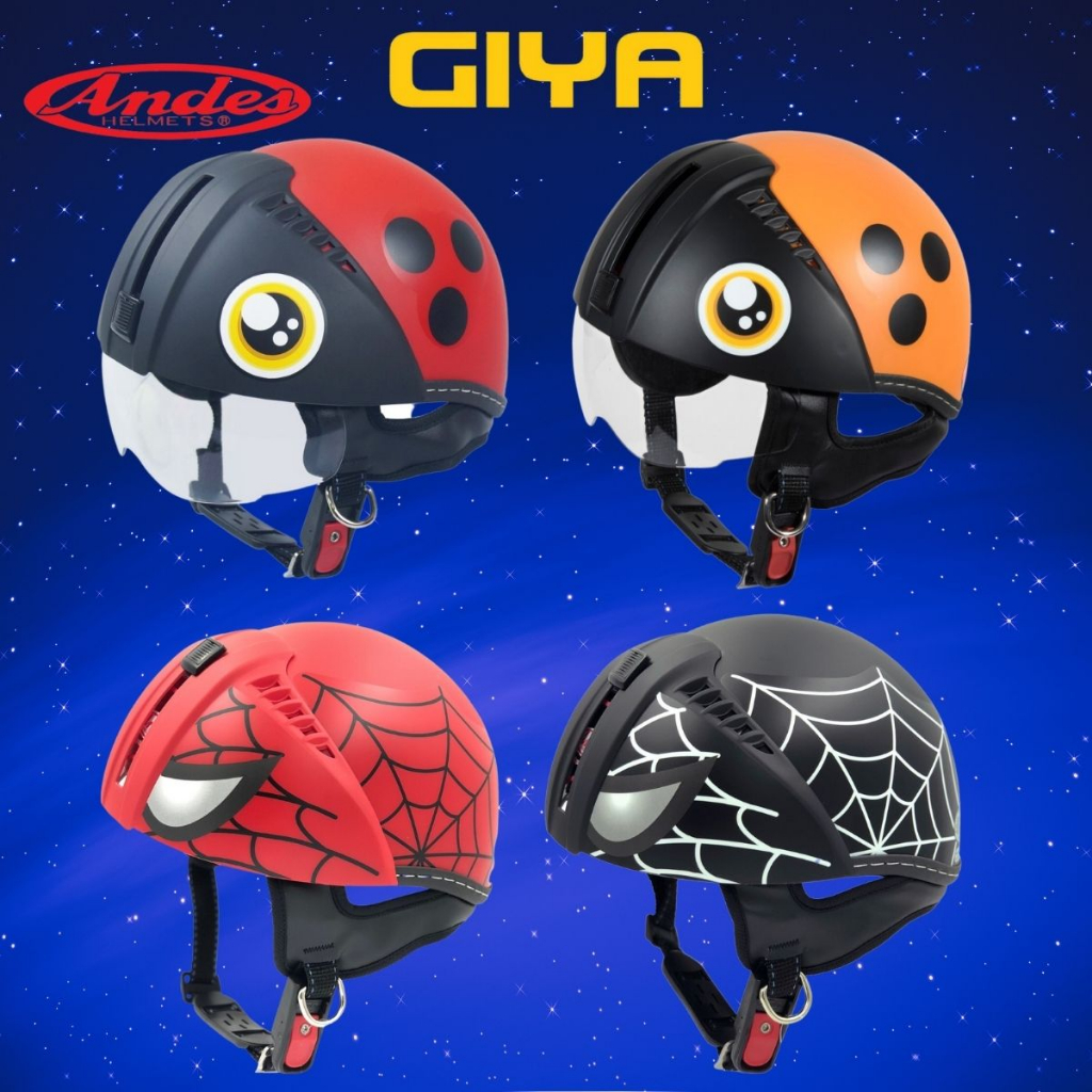 Mũ bảo hiểm Andes trẻ em kính âm 181S