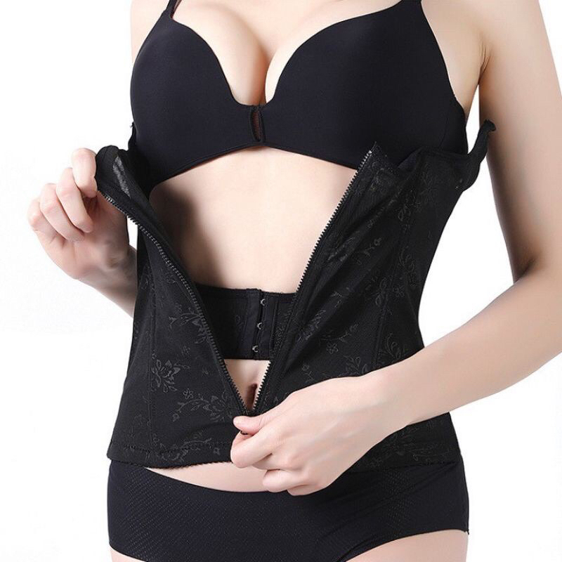 Gen nịt bụng định hình kéo khoá móc cài tạo vòng eo kiến