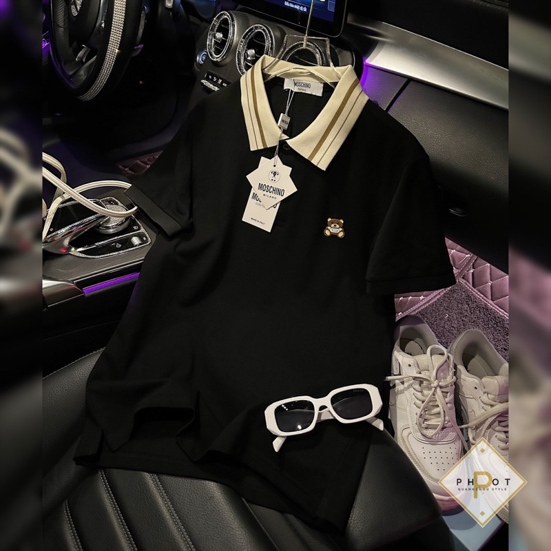 Áo Polo Mos chi no Gấu QC L1