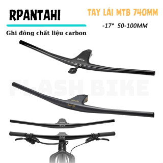 Ghi Đông Carbon MTB RPANTAHI XX1 MT2  Độ Chênh 17° Chiều Dài 50-100MM Dành Cho Xe Đạp MTB 