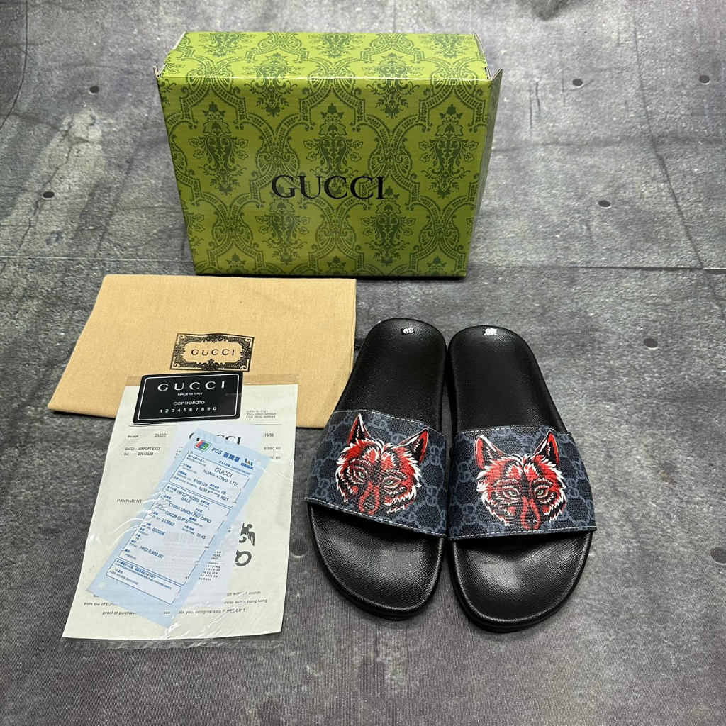 Dép Lê Gucci  dép da nam quai ngang cáo fullboxx hộp cực đẹp
