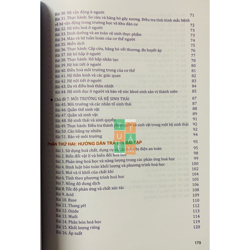 Sách - Bài tập cơ bản và nâng cao Khoa học tự nhiên 8