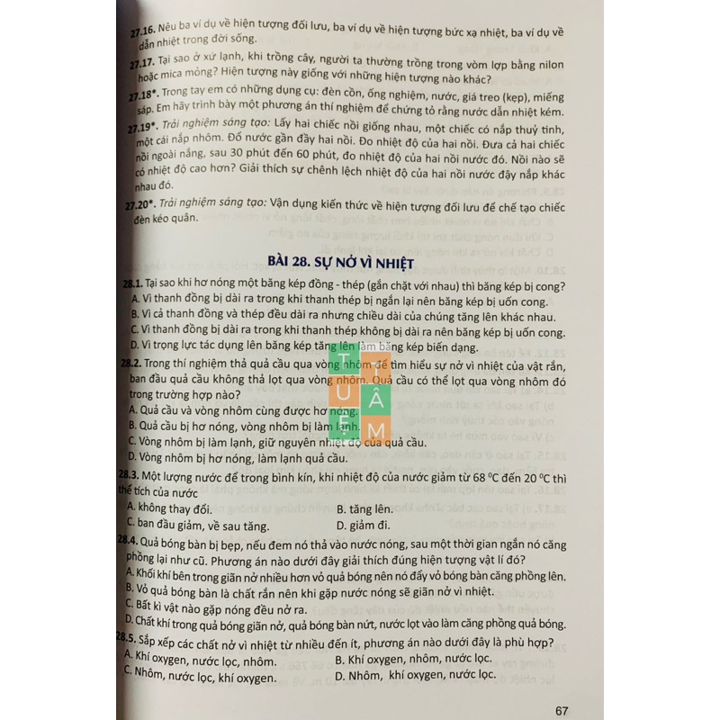 Sách - Bài tập cơ bản và nâng cao Khoa học tự nhiên 8