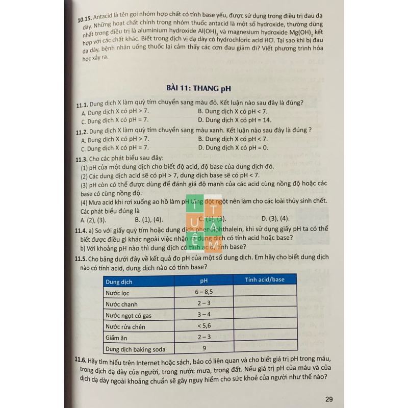 Sách - Bài tập cơ bản và nâng cao Khoa học tự nhiên 8