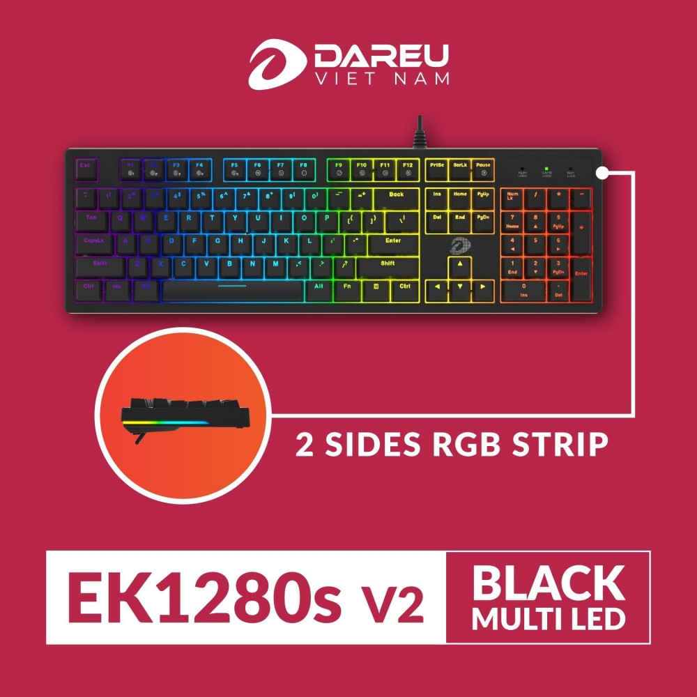 Bàn phím cơ Dareu EK1280 V2 RGB