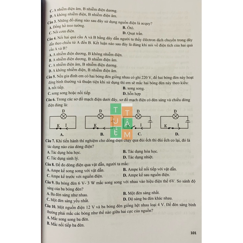Sách - Bài tập phát triển năng lực Khoa học tự nhiên 8