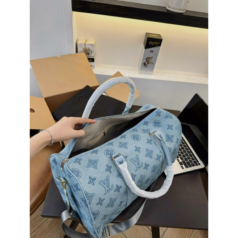 Túi Trống Du Lịch |_V Thời Trang , Cầm Tay, Đeo Chéo Size 48 Jeans Hot Hit