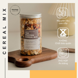 Siêu Hạt Dinh Dưỡng Nutsology Cereal Mix - Ngũ Cốc Ăn Sáng Dinh Dưỡng,  Ngũ Cốc Hạt Cao Cấp - Hũ 400 Gram