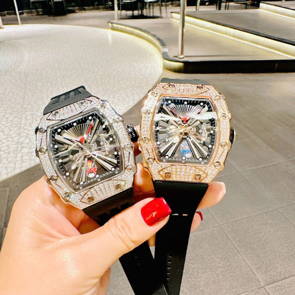 Đồng hồ nam Hanboro Limited Edition, Size 42mm, Authentic, Full box, Luxury Diamond Watch