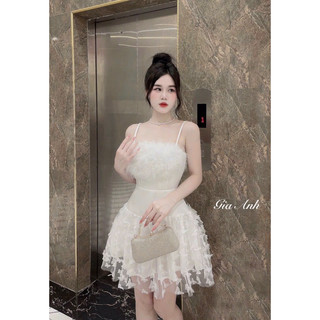 Đầm lông voan nữ