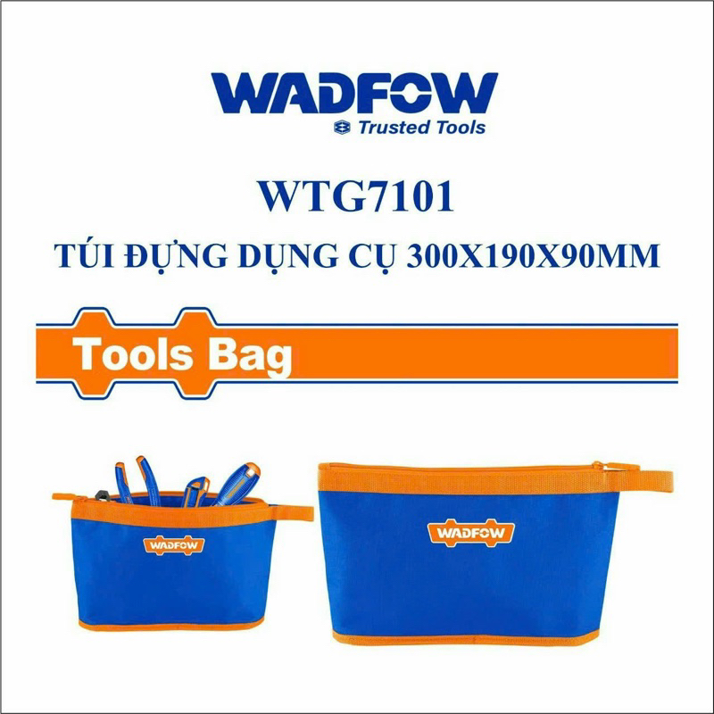 Túi đựng dụng cụ 300x190mm WADFOW WTG7101 (Chính hãng TPC)
