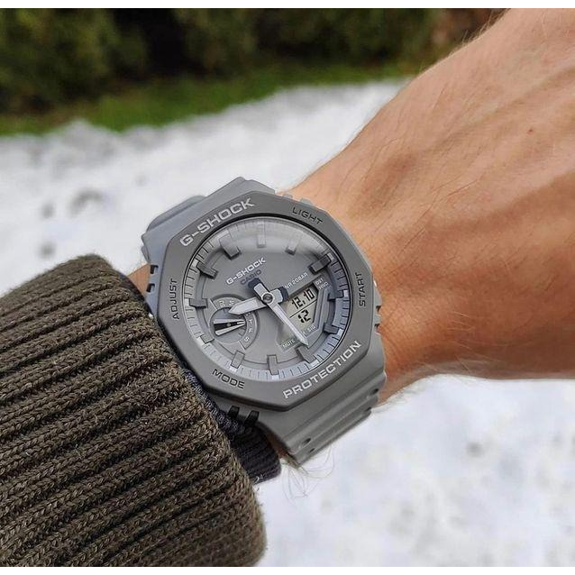 Đồng hồ nam Casio G-Shock GA-2110 / GA-2110ET-8A chống va đập, chống nước 200m, size 45mm, hàng chính hãng