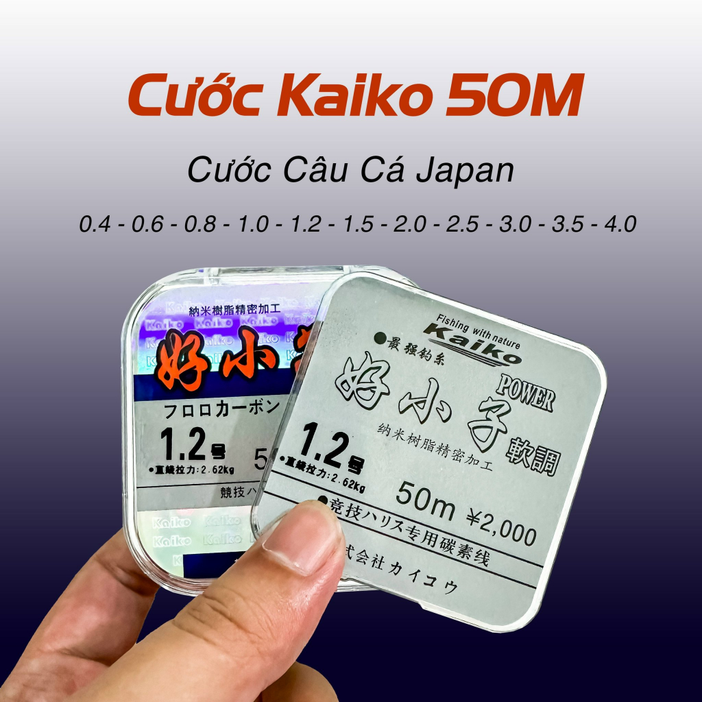 Cước thẻo câu cá kaiko 50m