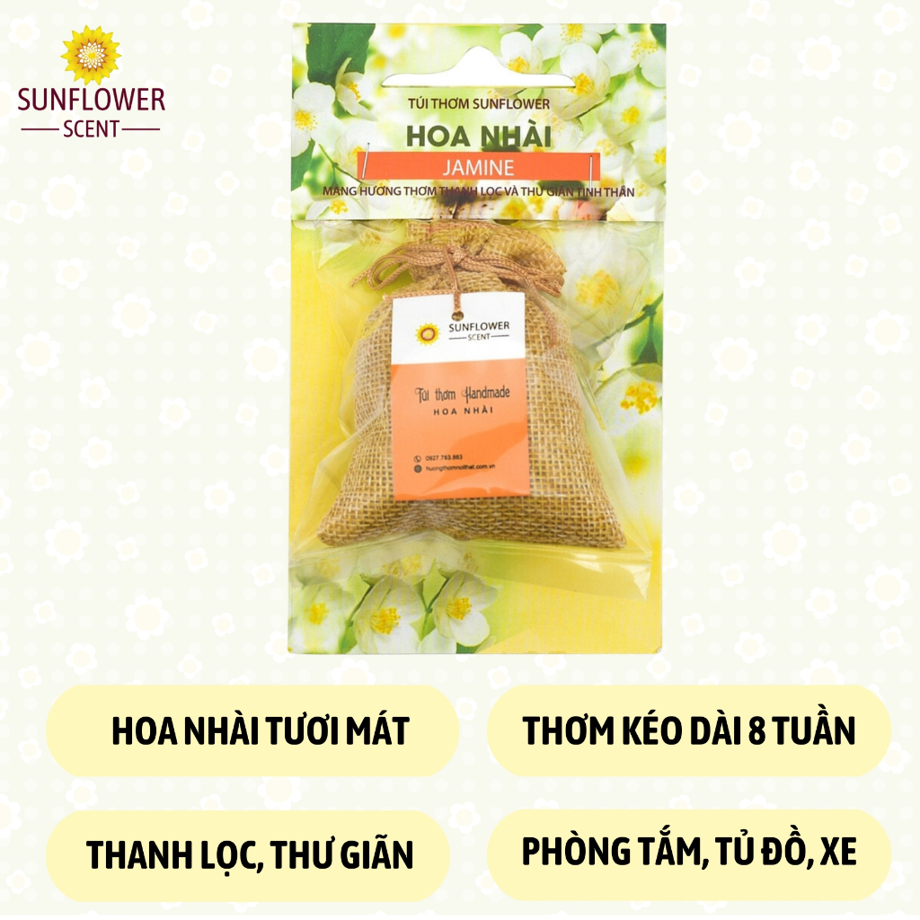 Túi Thơm Để Tủ Quần Áo SUNFLOWER 30G Hương Hoa Lavender Oải Hương Làm Thơm Phòng Treo Xe Ô Tô Tiện Lợi