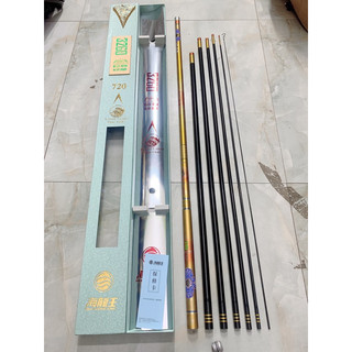 Cần câu tay săn hàng cao cấp dài 9m tải cá 1 đến 20kg thoải mãi tải tĩnh 6kg tặng kèm ngọn chính hãng y hình