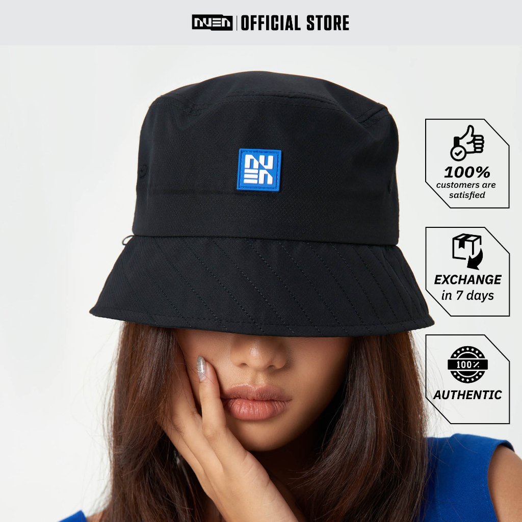 Nón BUCKET trơn màu đen