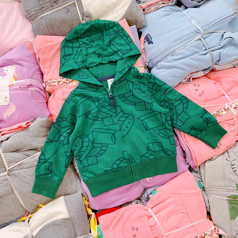 Áo khoác nỉ da cá Car.ter size 12-24m