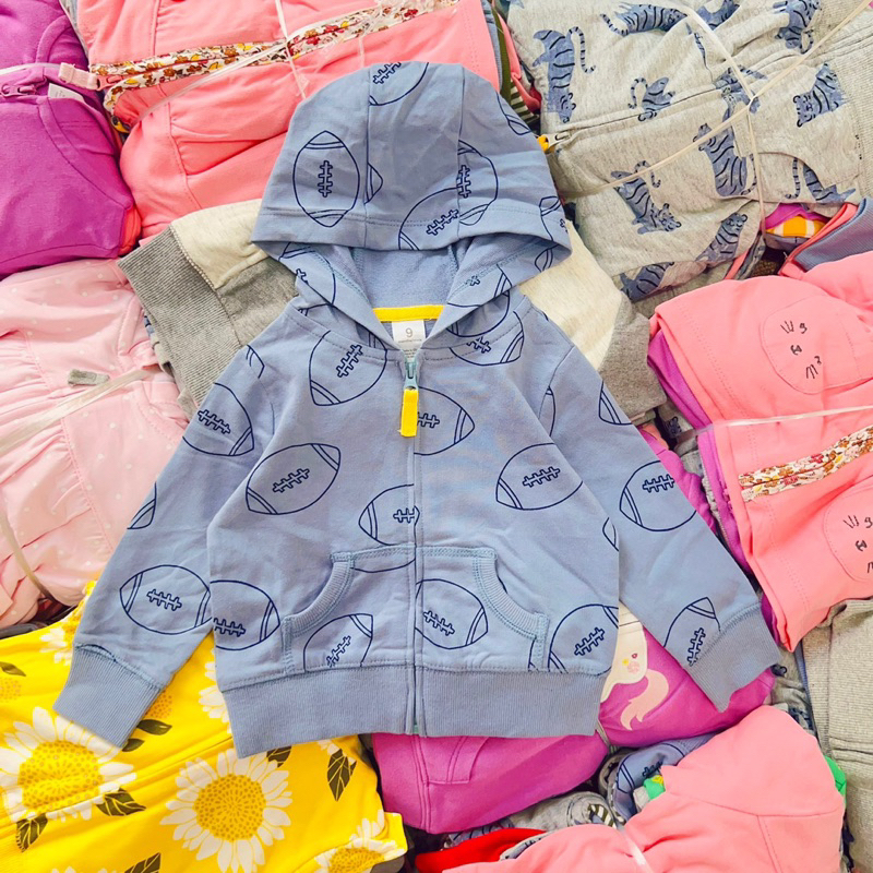 Áo khoác nỉ da cá Car.ter size 12-24m