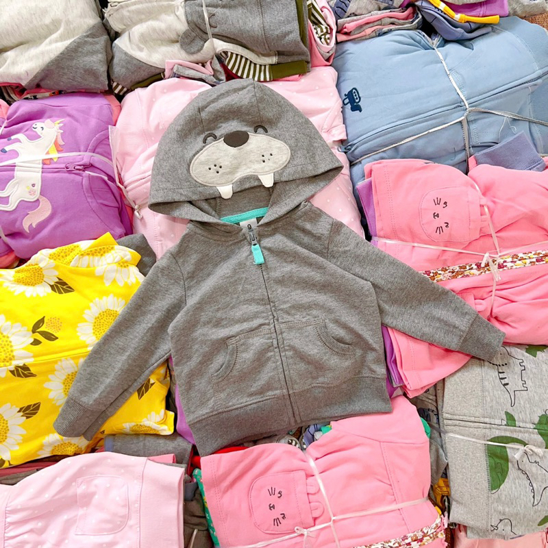 Áo khoác nỉ da cá Car.ter size 12-24m