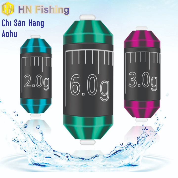Chì câu cá săn hàng, lõi kép chuyên câu Đài, câu Đơn cao cấp. Chì câu cá săn hàng Aohu
