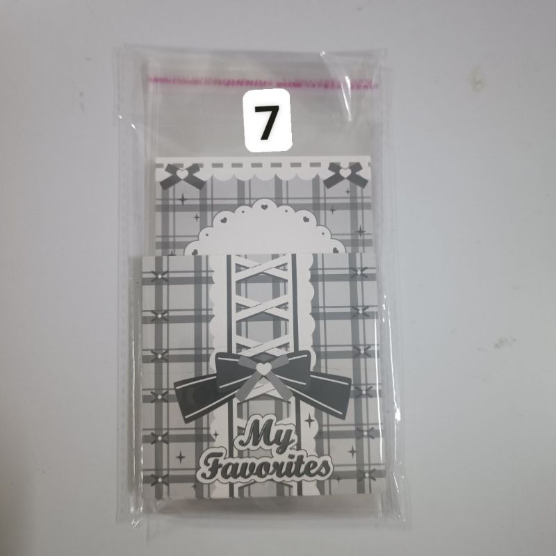 Combo 10 Sét Gồm Đầu + Bìa +Túi Bóng Kính Dùng Để Gói Hàng , Đựng Card Phong Cách Y2K