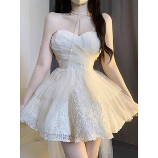 Đầm nữ ren  trắng quyến rũ