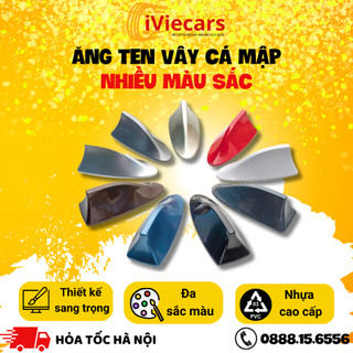 Ăng ten vây cá mập Hybrid đế cao su Thu sóng Radio AM / FM