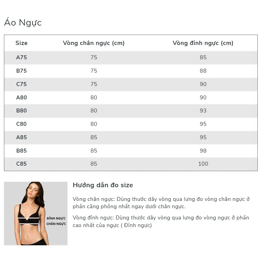 Áo ngực Misaki mút dày cúp trơn - 9328 | BigBuy360 - bigbuy360.vn