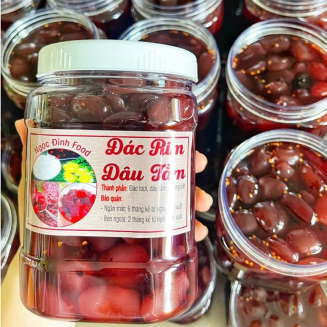 Hủ 1KG Hạt đác rim dâu tằm thơm ngon