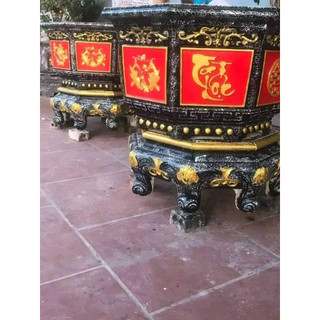 [Lon 4kg] Sơn chậu cảnh ĐỎ TƯƠI bóng ngoại thất  supon