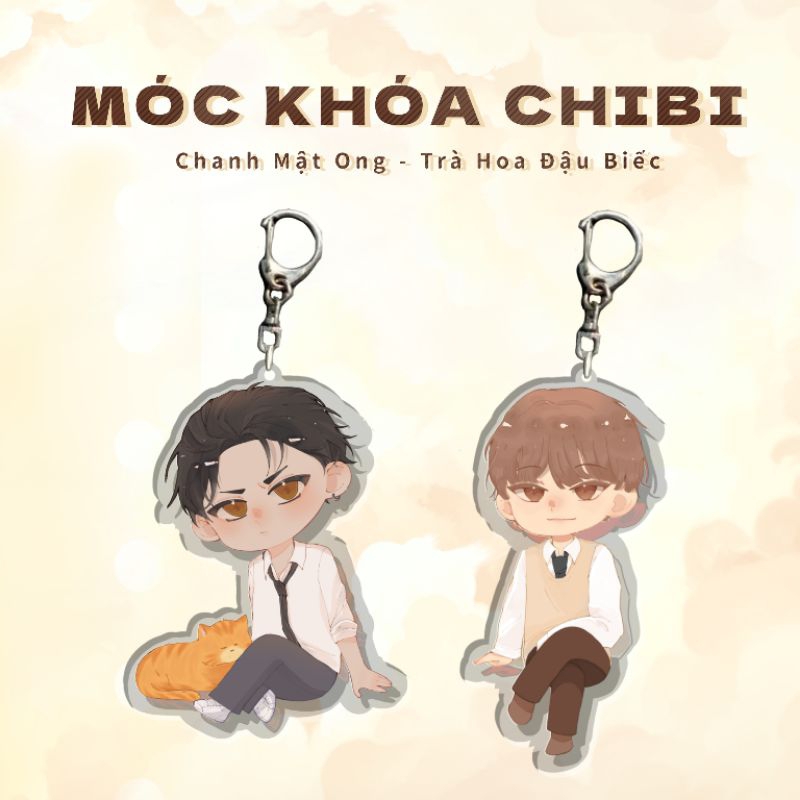 Móc Khoá Chibi Nhân Vật Chanh Mật Ong