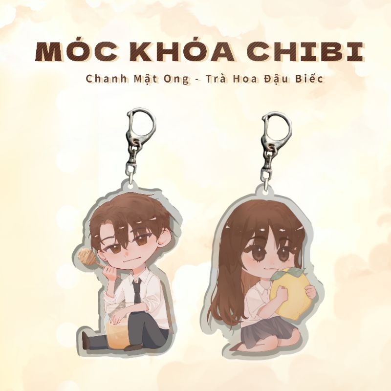 Móc Khoá Chibi Nhân Vật Chanh Mật Ong